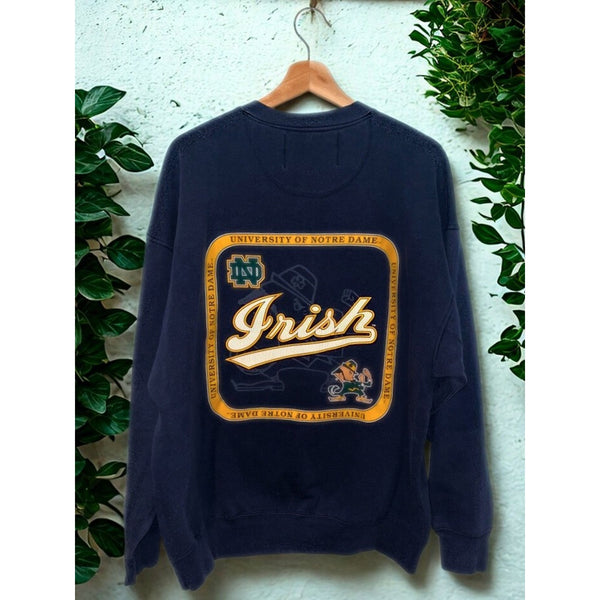 Notre Dame Fighting Irish Crewneck Sweatshirt XL Gear For Sport Vintage 90s