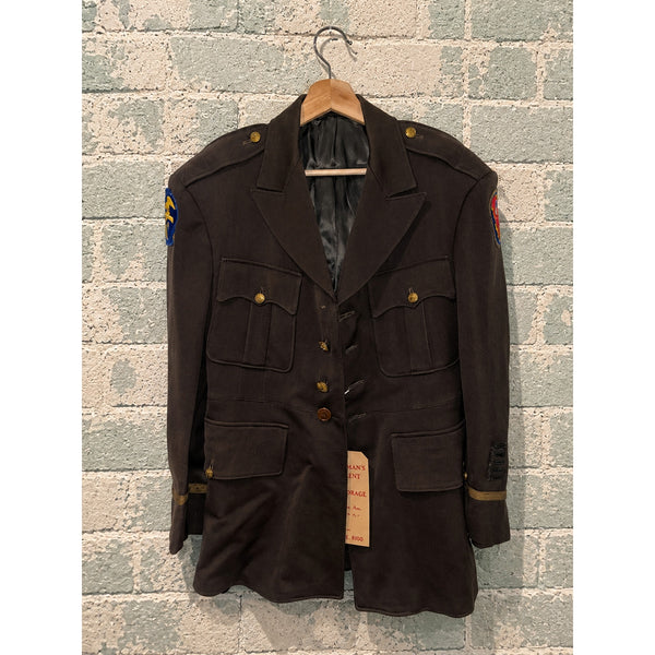 WWII US Army Officer Pinks Service Coat D-Day ADSEC Amphibious Forces Engineer