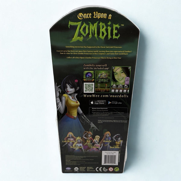 Once Upon a Zombie Snow White 11” Doll WowWee 2012 New Sealed Collector Stand