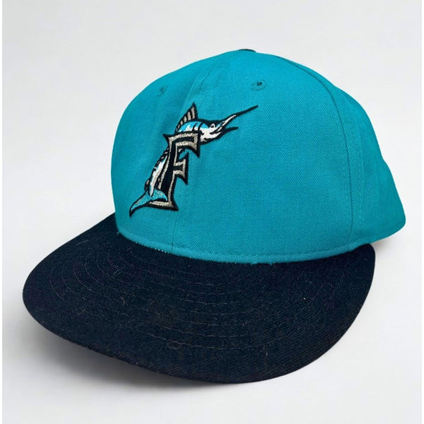 Florida Marlins New Era Diamond Collection Pro Model Hat 6 3/4 USA Vintage Wool