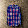 Polo Ralph Lauren Classic Fit Flannel Plaid Workshirt Mens Large L EUC