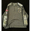 New York Jets NFL Nike Salute to Service Thermal 1/4 Zip Henley Olive Sz 3XL
