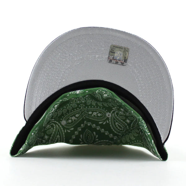 Philadelphia Eagles 75 Years New Era 59FIFTY Paisley Green Fitted Hat Sz 7 1/2