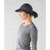 Lululemon Race To Place Run Hat 2.0 Black White Splatter EUC Adjustable