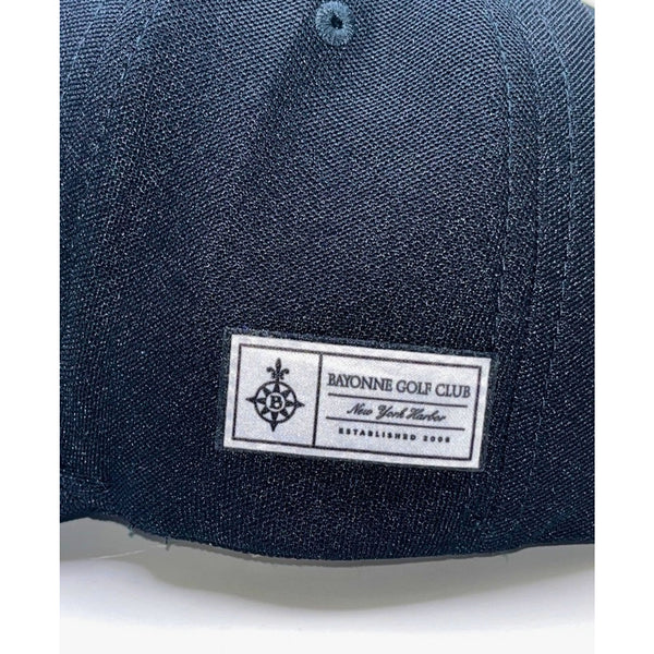 Bayonne Golf Club Hat Yupoong 110 Flexfit Tech Black Adjustable Golf Cap OSFM