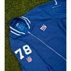 New York Giants Andrew Thomas Game Worn Sideline Coaches Blue Jacket Sz. 3XLT
