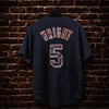 New York Mets David Wright #5 Majestic Black Alt Jersey USA Made Sz. M Rare