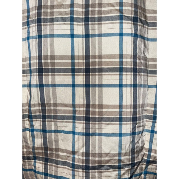 prAna Men’s Tan Plaid Button Down Shirt Long Sleeve Collared Casual Sz XL