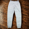 Nike Tech AV15 Joggers Men M Gray Advance Knit Sweatpants Zip Pockets