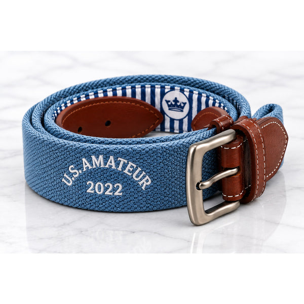 Peter Millar Ridgewood Country Club 2022 U.S. Amateur Golf Woven Belt Sz 40