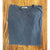 Buck Mason Curved Hem Slub Cotton T Shirt Sz. Small Blue Made in USA BM11001.102