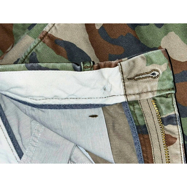 J Crew Always Oarsman 484 Slim Camo Pants 33x32 Men’s Casual Cotton EUC