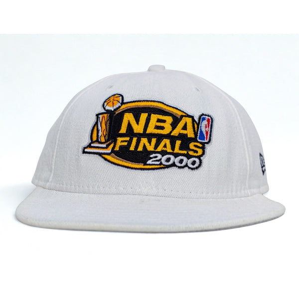 NBA Finals 2000 New Era Snapback Hat USA Lakers Pacers Vintage White Cap OSFA