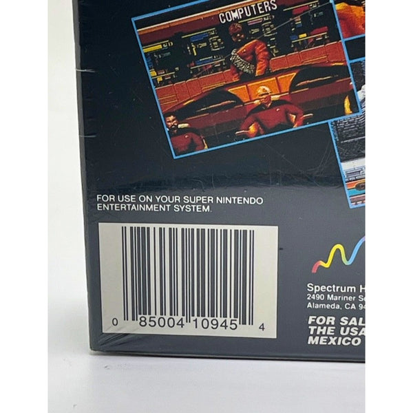 Star Trek The Next Generation Future's Past SNES Sealed New Rare Spectrum
