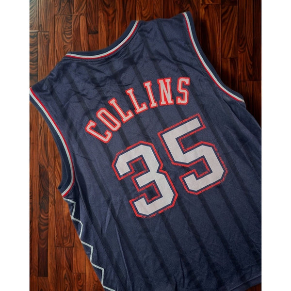 Jason Collins New Jersey Nets Reebok Jersey Y2K Size L Rare LGBTQ Vintage