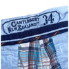 Canterbury of New Zealand Men’s Indian Madras Plaid Cargo Shorts Size 34