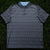 Rhone Golf Polo Shirt Men's M Gray Blue Camo Performance Stretch Short Sleeve