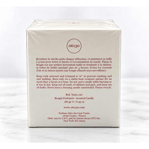 06130 Yuzu Rouge Scented Candle 6.35oz Rare Sealed Luxury French Fragrance