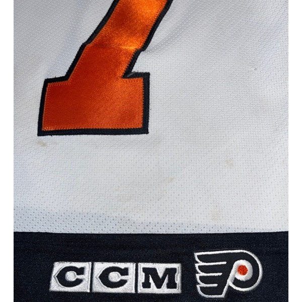 Philadelphia Flyers Rod Brind’Amour Signed Vintage Practice Worn CCM Jersey