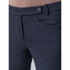 Loro Piana Women’s Cotton Stretch Slim Pants Black Italy Sz 48 US 12 36x26