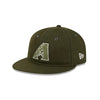 Arizona Diamondbacks New Olive Wool Retro Crown 59FIFTY Fitted Hat Sz. 7 1/2