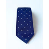Charles Tyrwhitt Men’s 100% Silk Tie Blue Polka Dot Classic Necktie EUC
