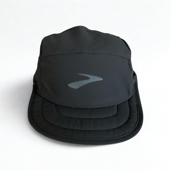 Brooks Lightweight Packable Propel Running Hat Black 5 Panel OSFA NWOT