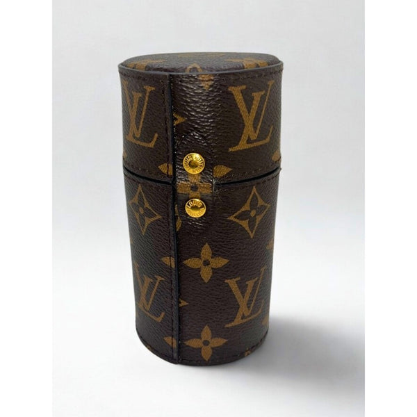 Louis Vuitton Monogram 100ML Travel Perfume Case Brown LS0153 PL4109