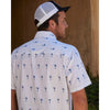 Dixxon The Gnartini Party Shirt Men's 5XL White Martini Print Button Up NWOT