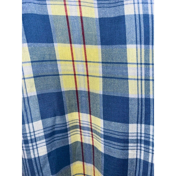 Pendleton Oceanside Shirt Mens Large Authentic Indian Madras Plaid Button Up L/S