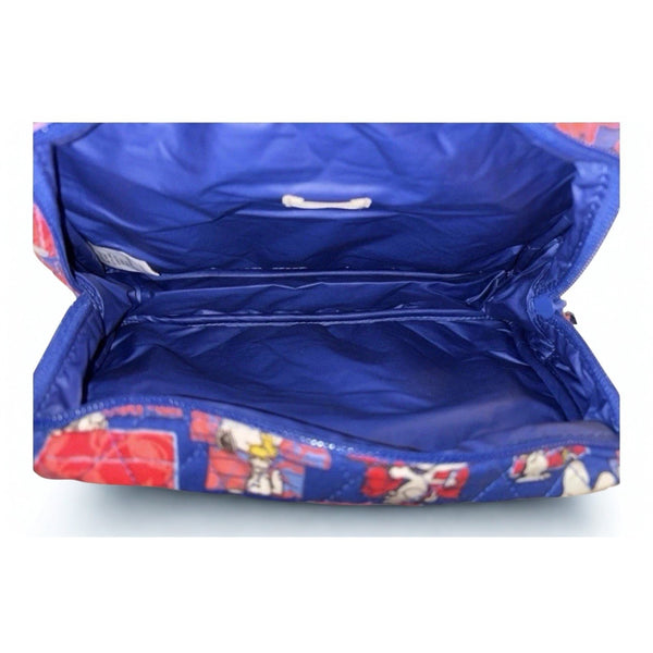 Vera Bradley Peanuts Snoopy House Woodstock Medium Cosmetic Bag NWT Quilted Rare