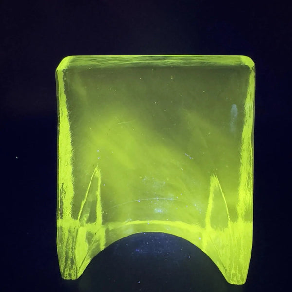 BLENKO by Wayne Husted Sculptural Wedge Bookends MCM Art Glass Glows