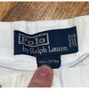 Polo Ralph Lauren Pleated Chino Shorts White Mens 36 Vintage Classic Preppy