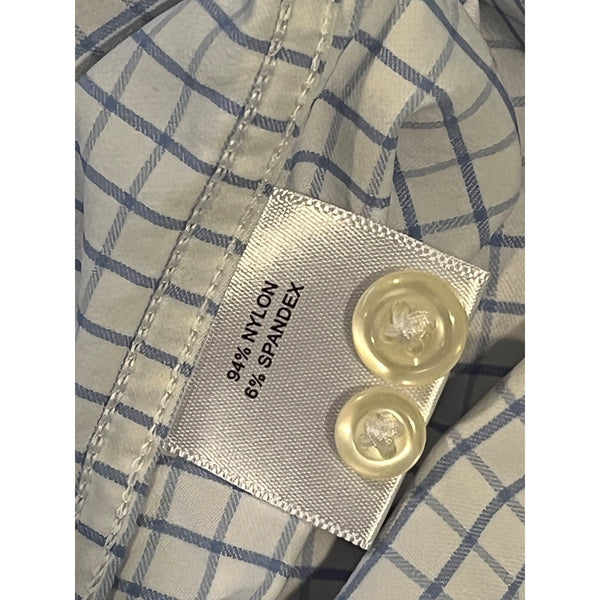 Peter Millar Summer Comfort Crown Sport Captain Check Shirt Men's 2XL NWOT