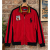 Polo Ralph Lauren Spain Big Pony Track Jacket Men's XL Red Black Full Zip Rare