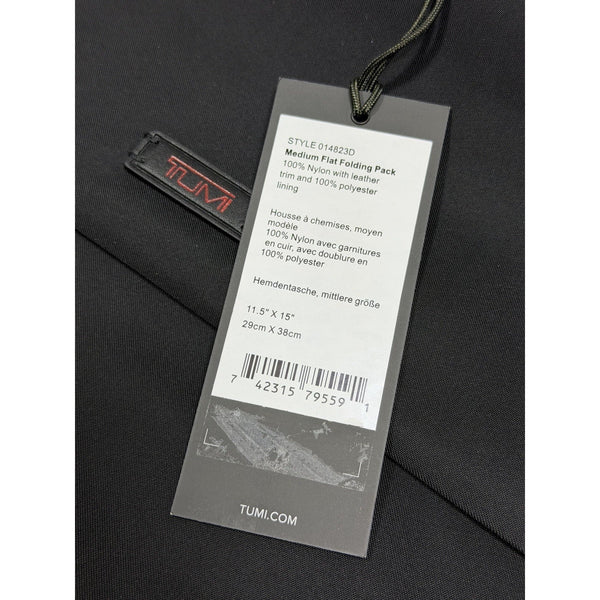 TUMI Medium Flat Folding Pack NWT Travel Shirt Garment Organizer Style 14823D