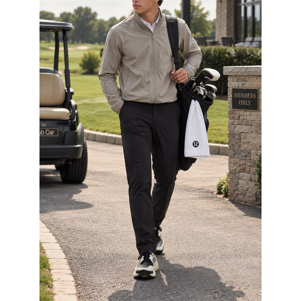Lululemon ABC Classic-Fit Trouser Warpstreme Black Men's 36x32 LM5583S EUC