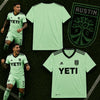 Austin FC Adidas 2022-23 Away Jersey Mint Green Yeti MLS Soccer Men's Small S