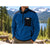 Outdoor Research Trail Mix Quarter Zip Pullover Sz. Medium Blue Microgrid Fleece