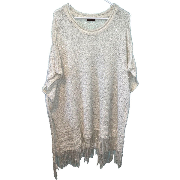 Anthropologie Do Everything in Love Poncho Sweater One Size NWOT