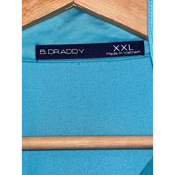 B. Draddy Stanwich The Farrell Golf 1/4 Zip Pullover 2XL Performance Stretch