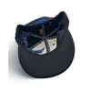 Tapout Y2K Hat Cap Black Blue Embroidered Logo L/XL Flex UFC MMA NWT