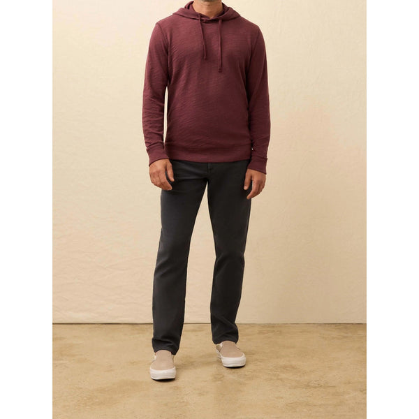 Faherty Sunwashed Organic Cotton Hoodie Men's Small Mahogany Pullover NWOT