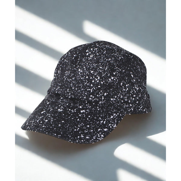 Lululemon Race To Place Run Hat 2.0 Black White Splatter EUC Adjustable