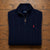 Polo Ralph Lauren Cable Knit 1/4 Zip Sweater Navy Blue Cotton 2XL NWT