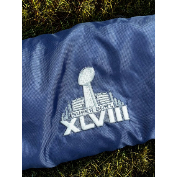 NFL Super Bowl XLVIII Hand Warmer Blue Adult Fleece Lined The Northwest NWOT