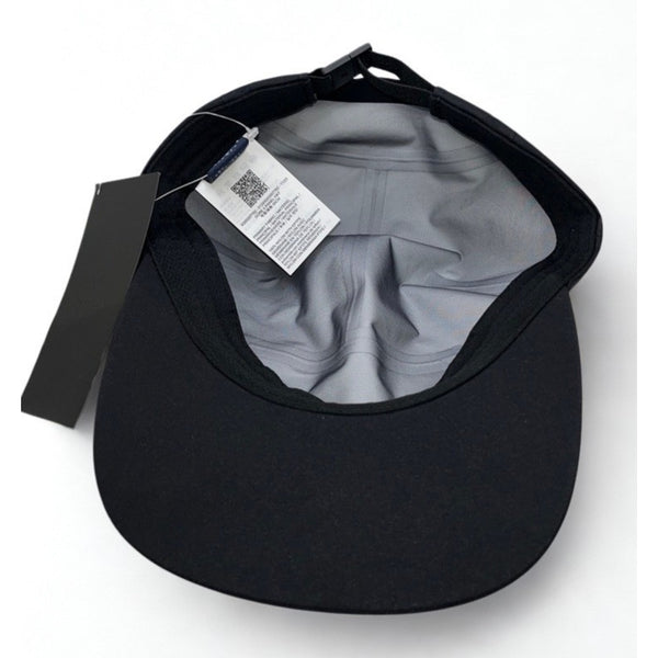 Arc'teryx Gore Tex 5 Panel Performance Cap Lightweight Outdoor Hat Black