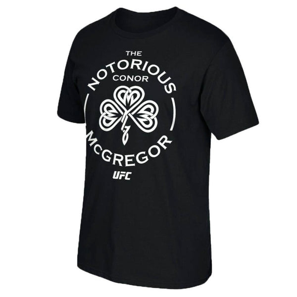 UFC Conor McGregor Reebok Notorious T-Shirt Black Men's Medium NWT Shamrock