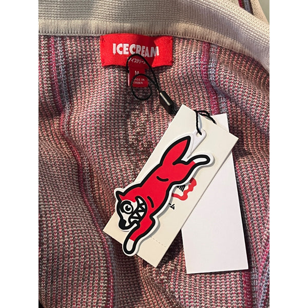 Ice Cream BBC Chain SS Polo Sweater Men's M NWT Jacquard Knit Running Dog $185