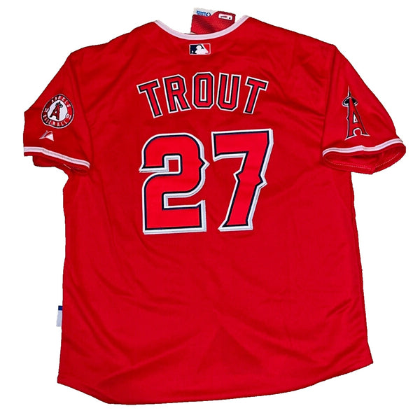 Mike Trout Los Angeles Angels Rookie Year Jersey Sz. 50 Large Majestic Deadstock